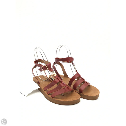 Sandals Flip Flops By Wanted In Brown, Size: 9