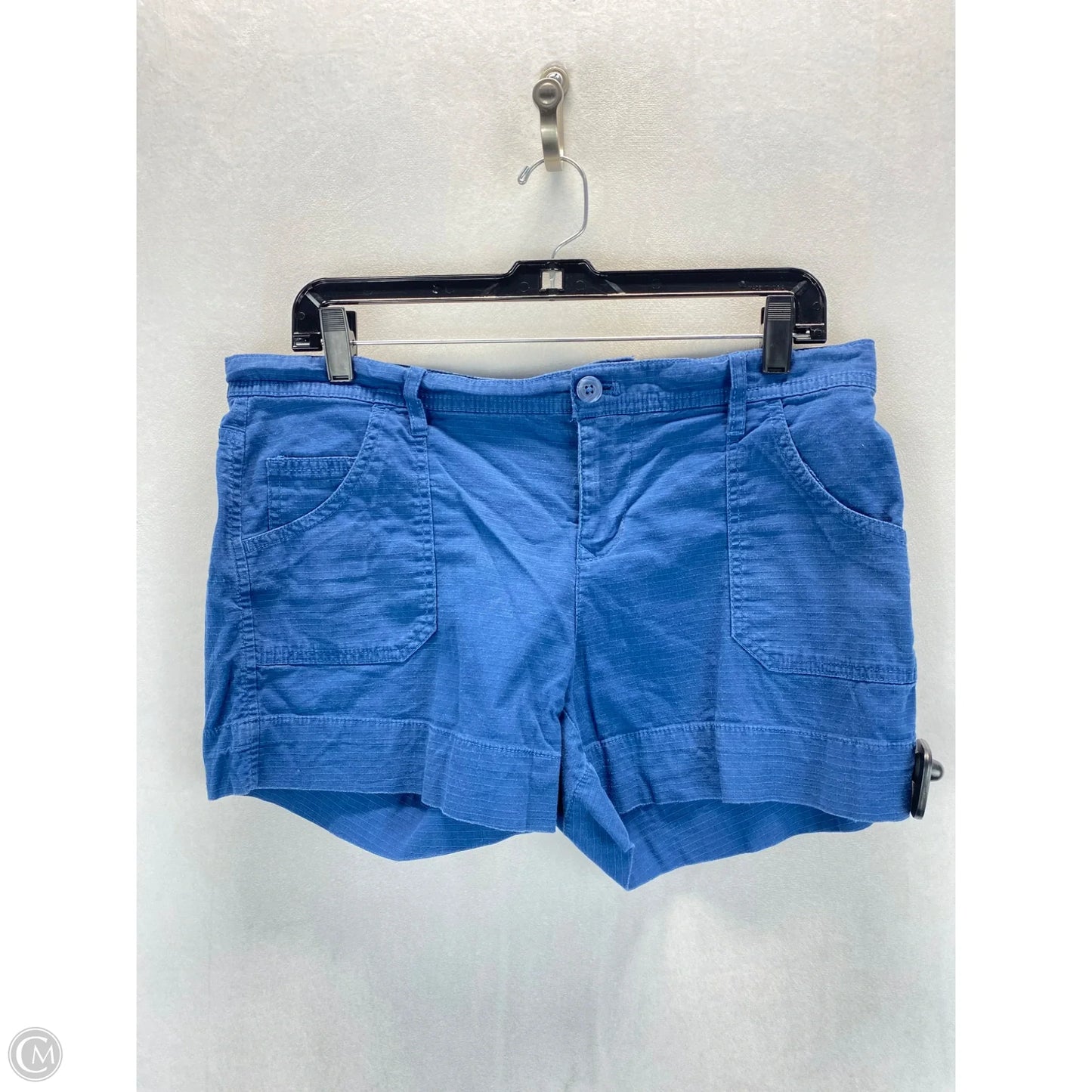 Shorts By Calvin Klein In Blue Denim, Size: 8