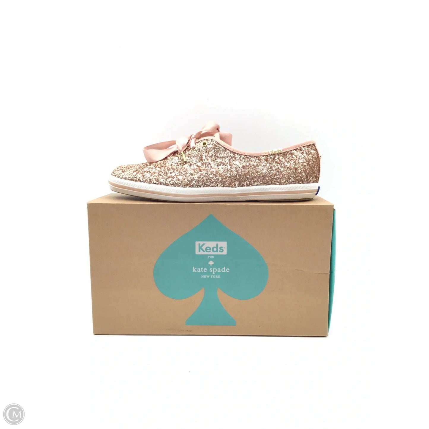 Shoes Designer By Kate Spade In Gold, Size: 8.5