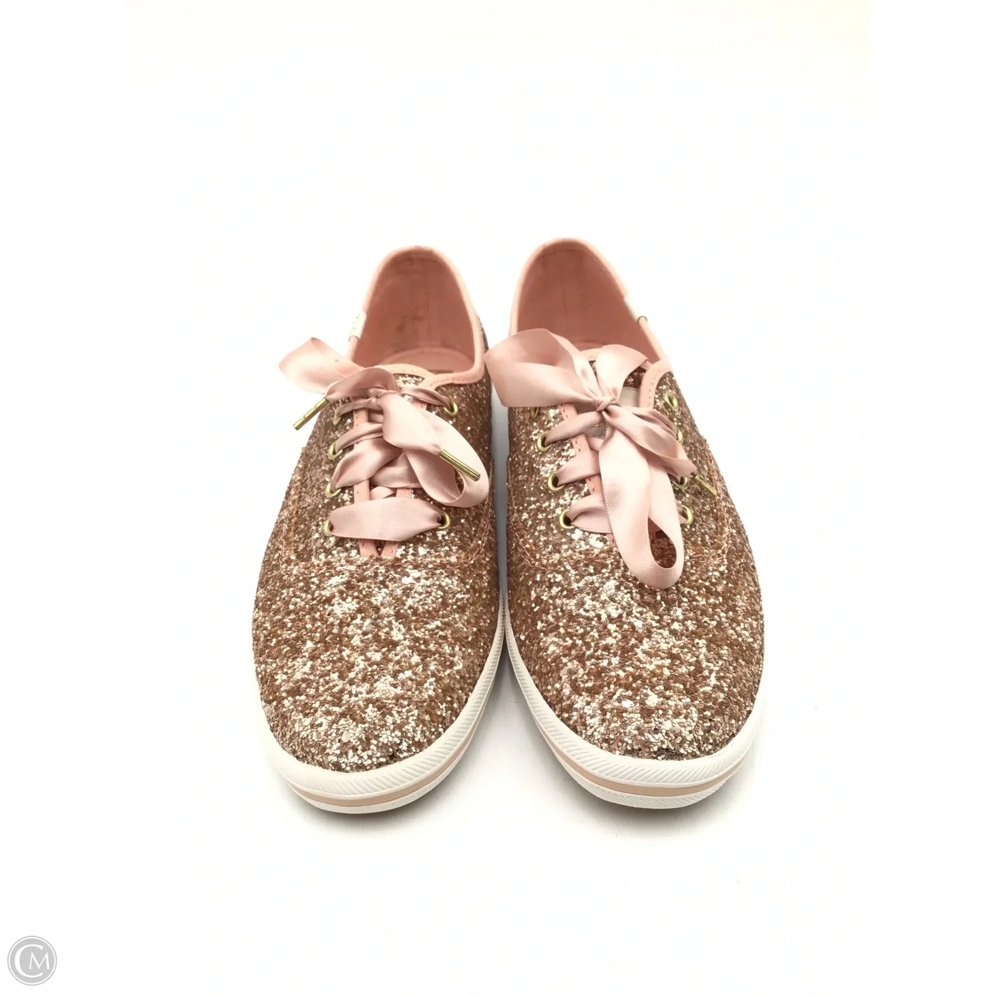 Shoes Designer By Kate Spade In Gold, Size: 8.5