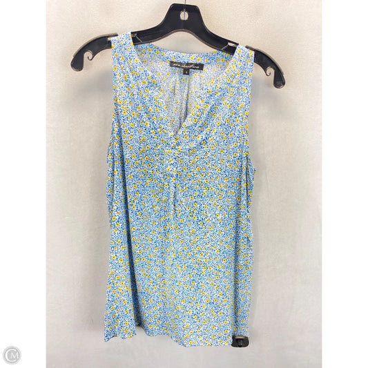 Top Sleeveless By Ava Christine In Floral Print, Size: S
