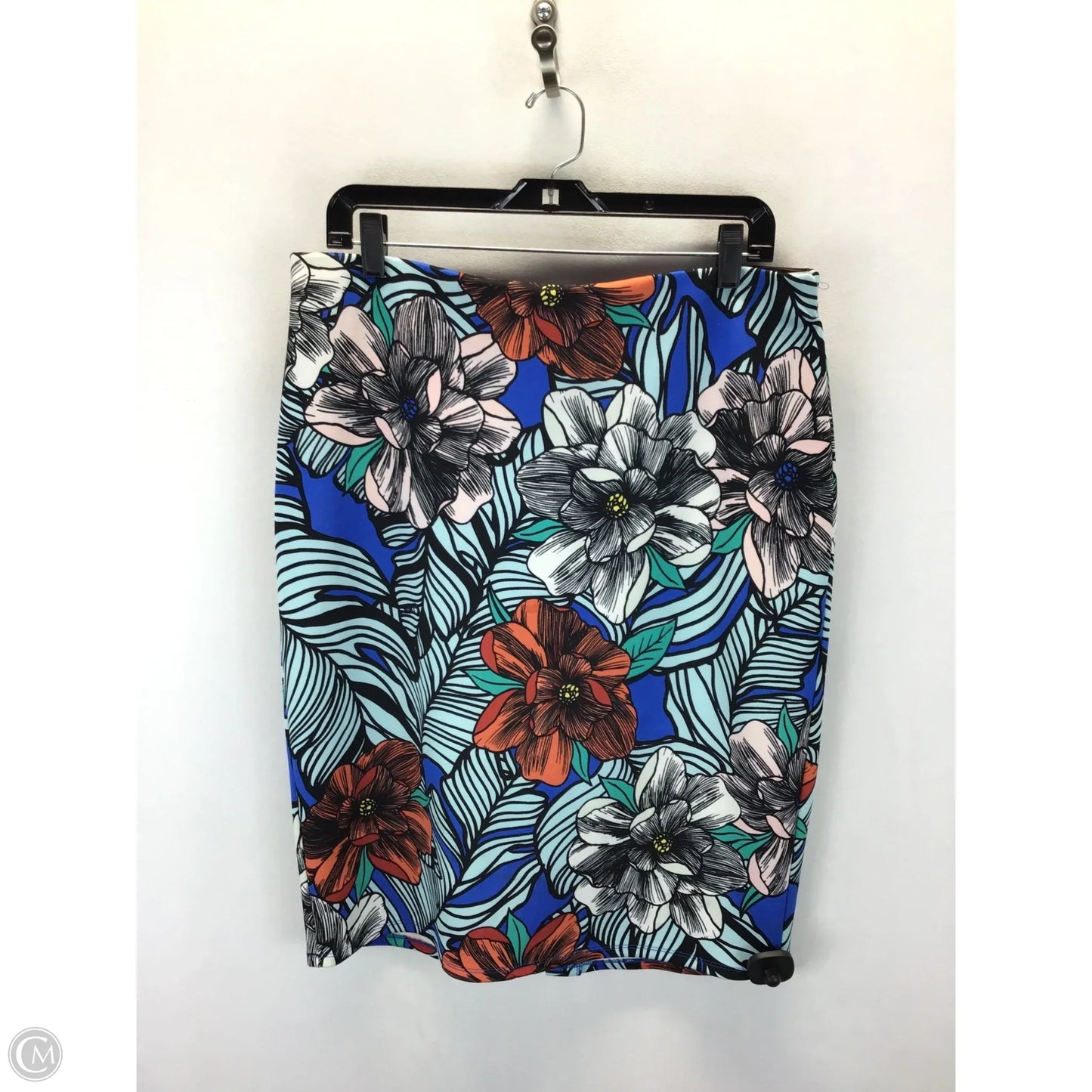Skirt Midi By New York And Co In Floral Print, Size: 12
