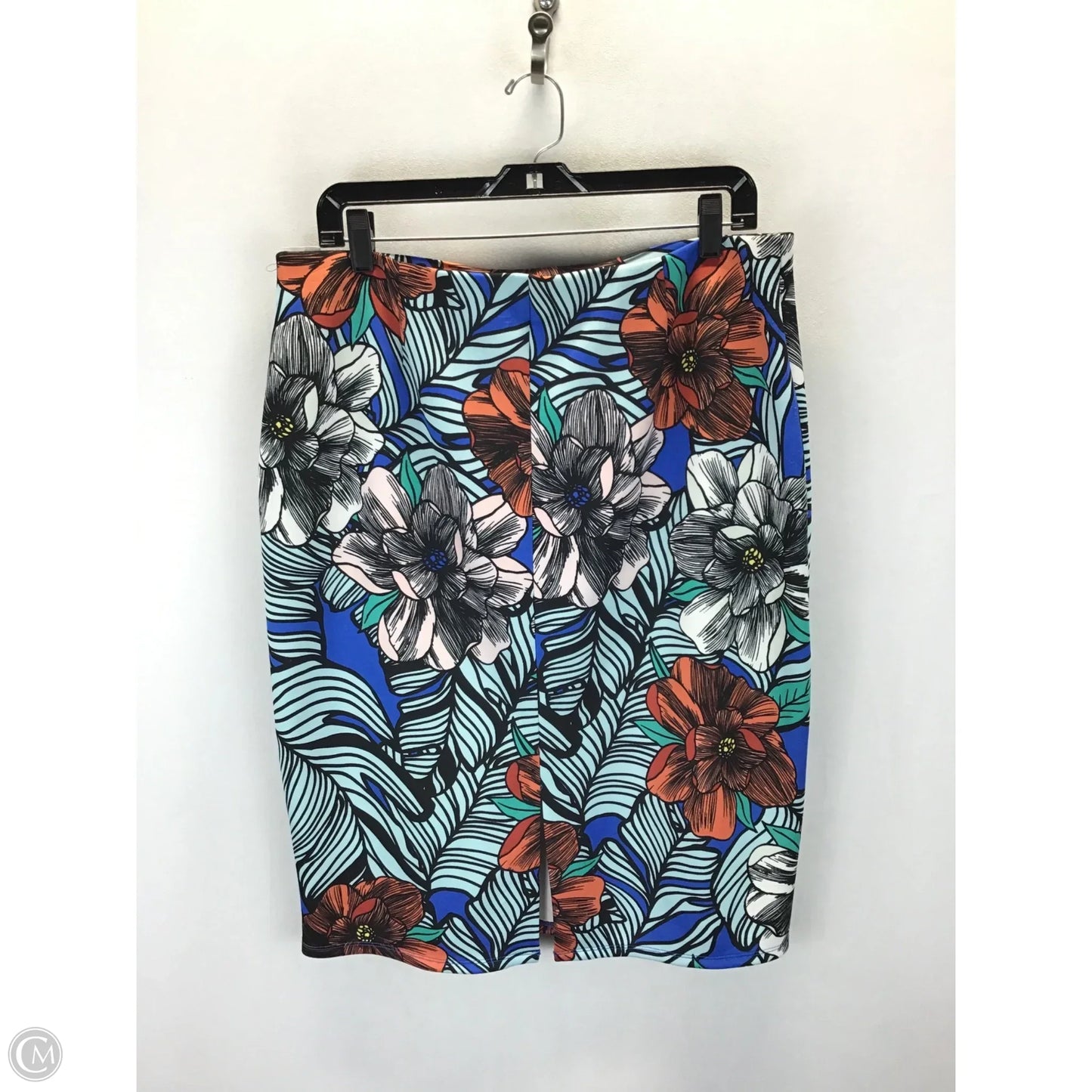 Skirt Midi By New York And Co In Floral Print, Size: 12