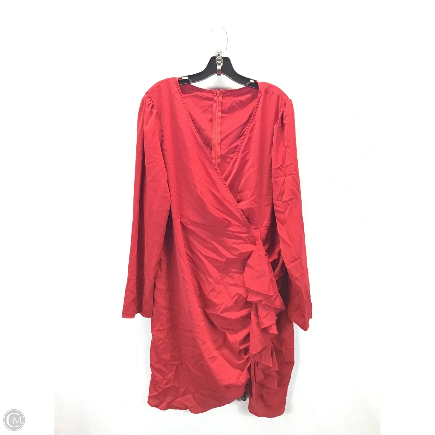 Dress Casual Midi By Shein In Red, Size: 3x