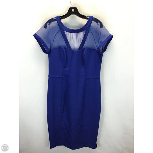Dress Work By Maggy London In Blue, Size: Xl