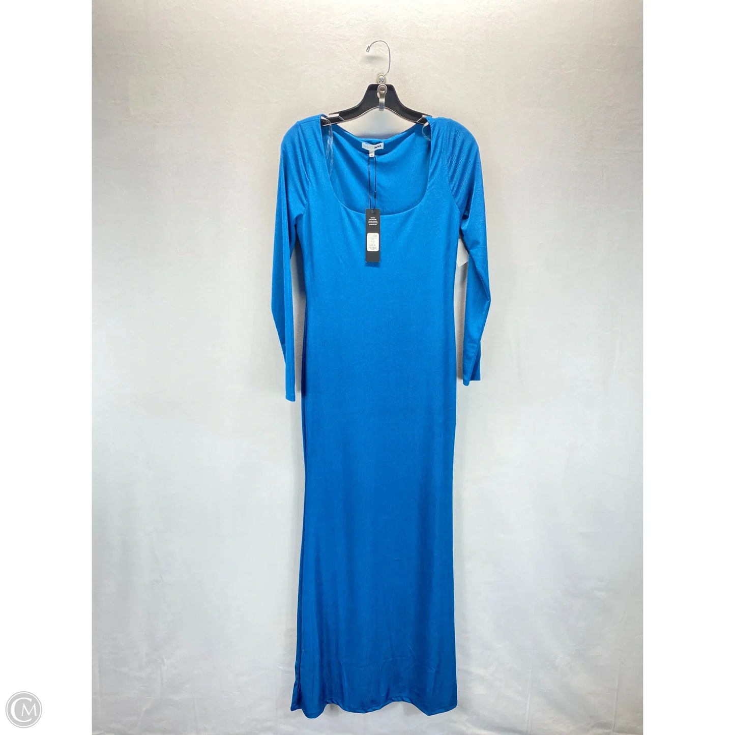 Dress Casual Maxi By Fashion Nova In Blue, Size: M