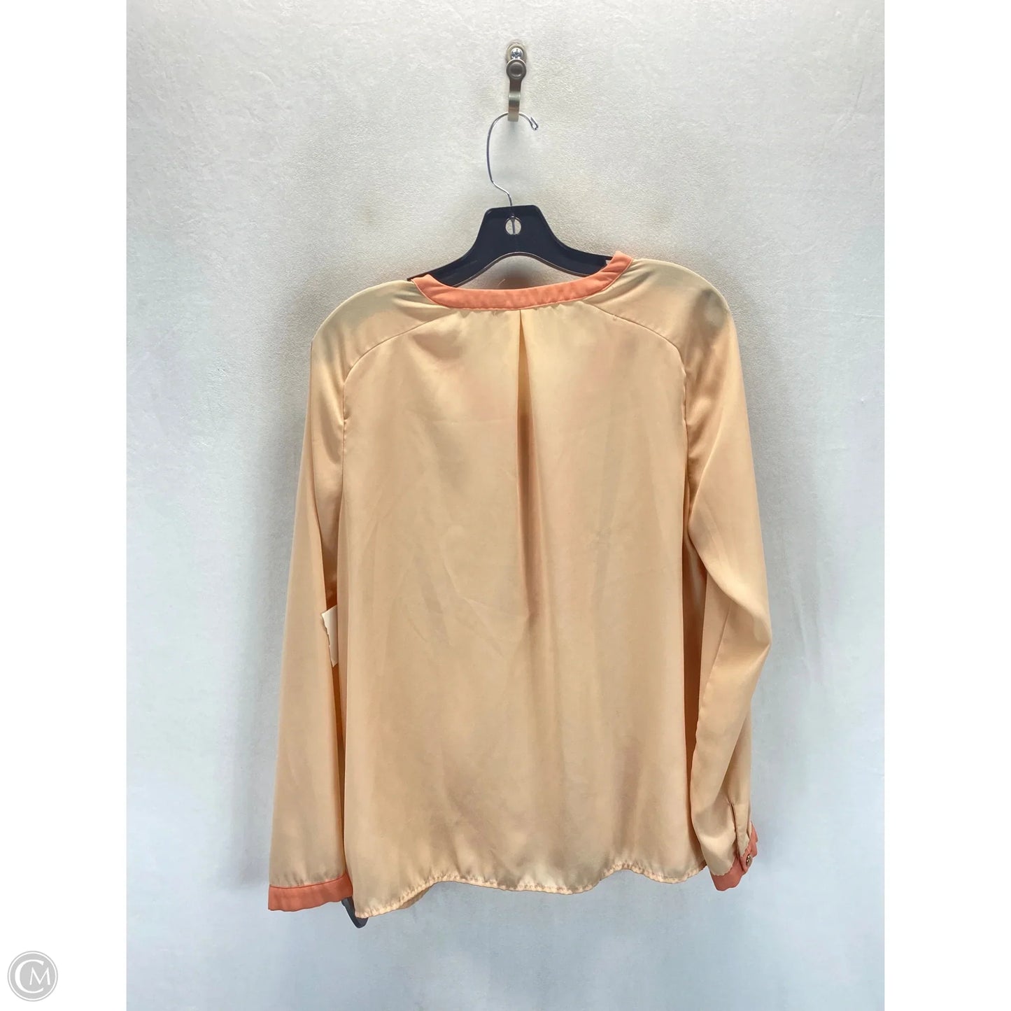 Top Long Sleeve By Clothes Mentor In Peach, Size: Xl