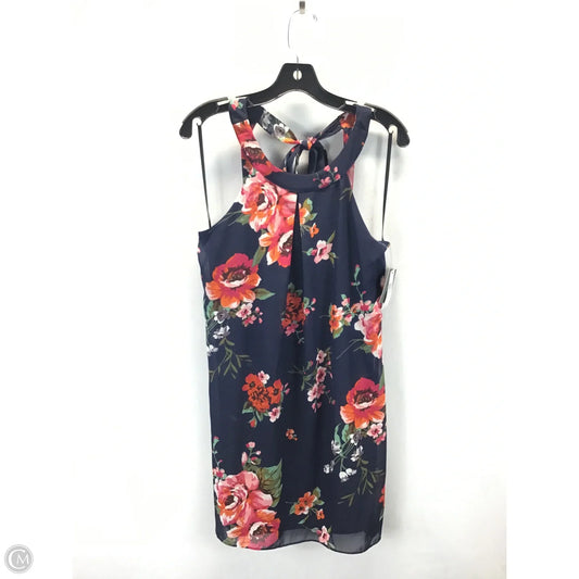Dress Casual Short By Iz Byer In Floral Print, Size: M