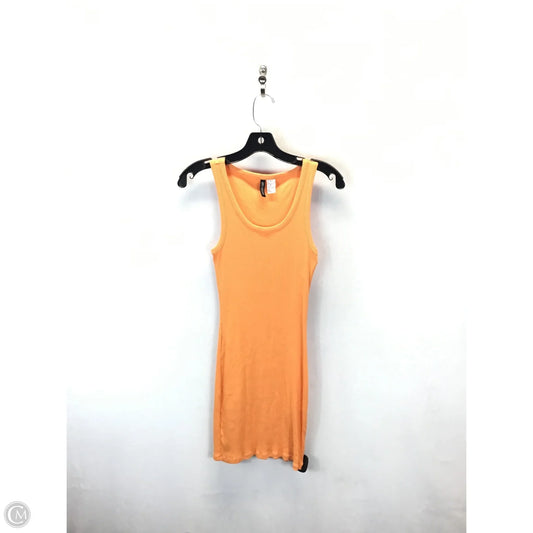 Dress Casual Midi By Divided In Orange, Size: M