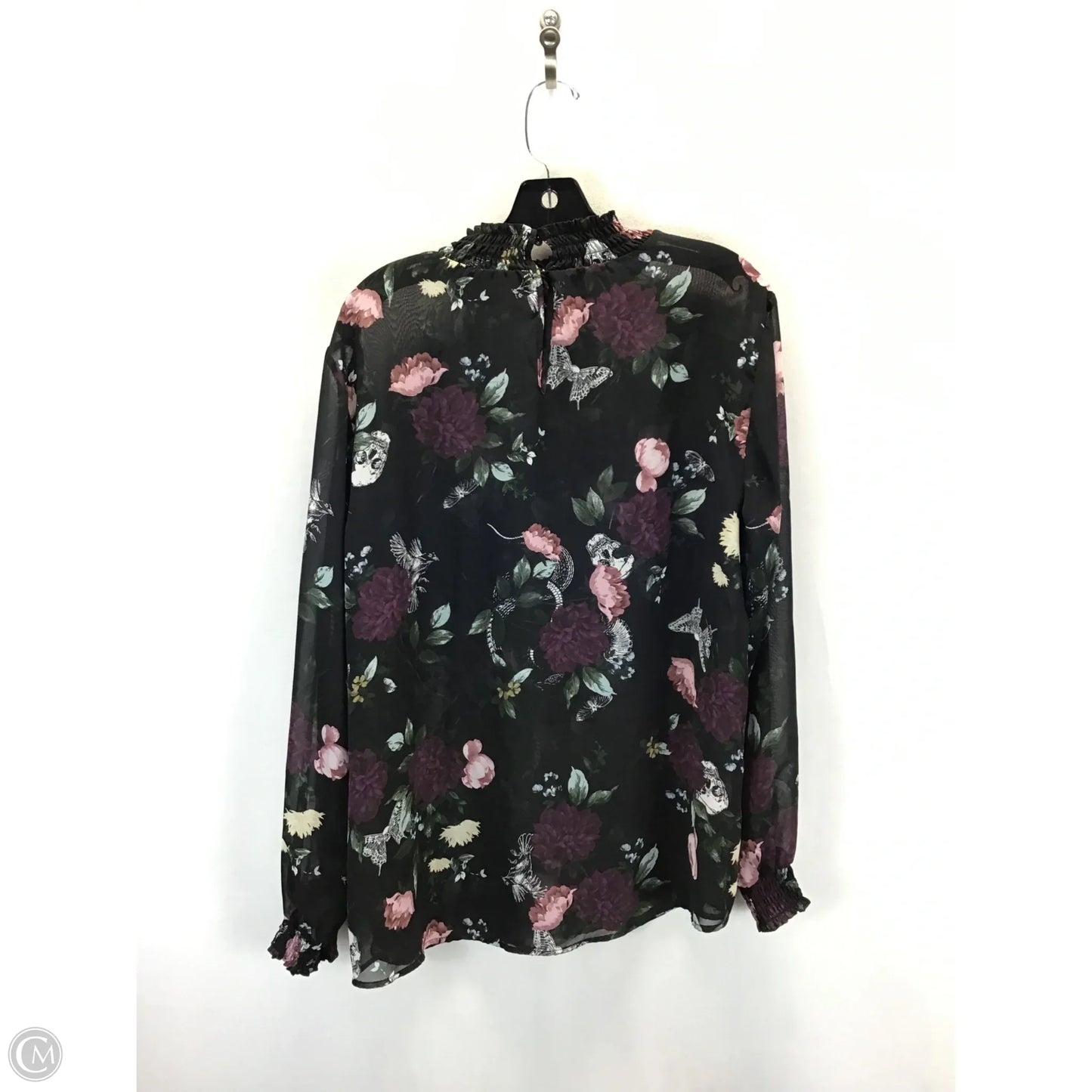 Top Long Sleeve By Torrid In Floral Print, Size: 1x