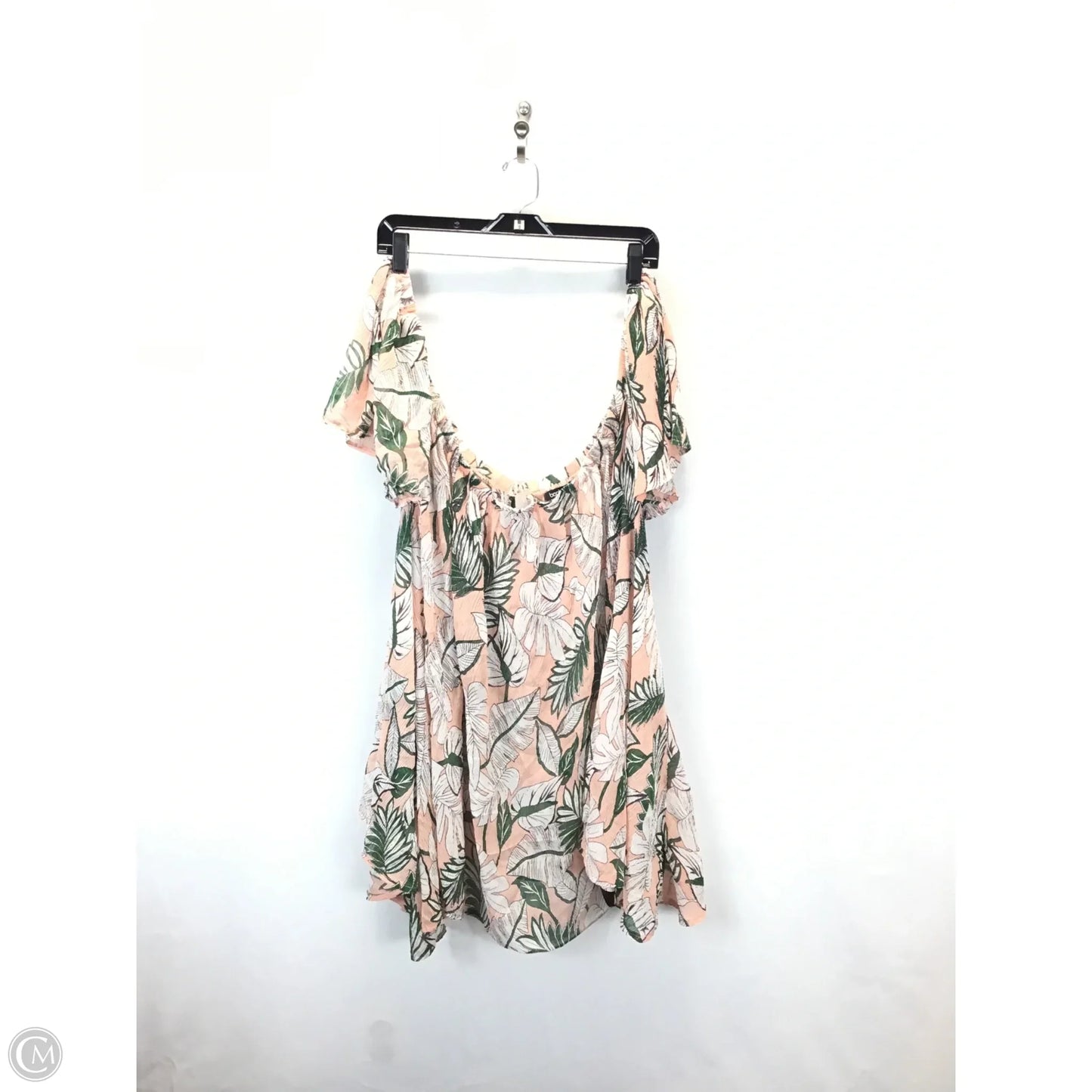 Dress Casual Short By Boohoo Boutique In Tropical Print, Size: M