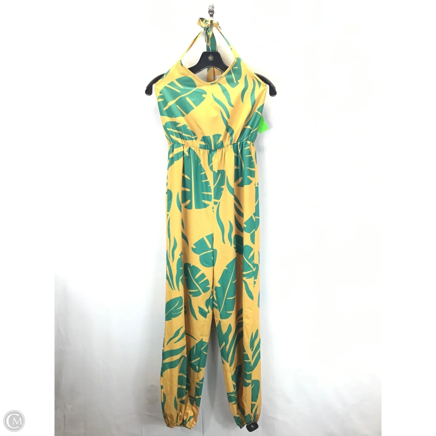 Jumpsuit By Shein In Green & Yellow, Size: 2