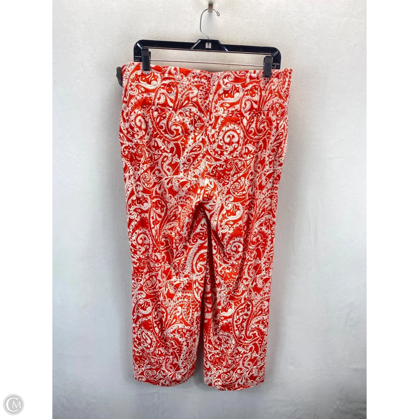 Pants Other By Loft In Orange & White, Size: 8