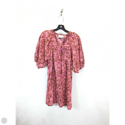 Dress Casual Midi By Universal Thread In Floral Print, Size: Xs