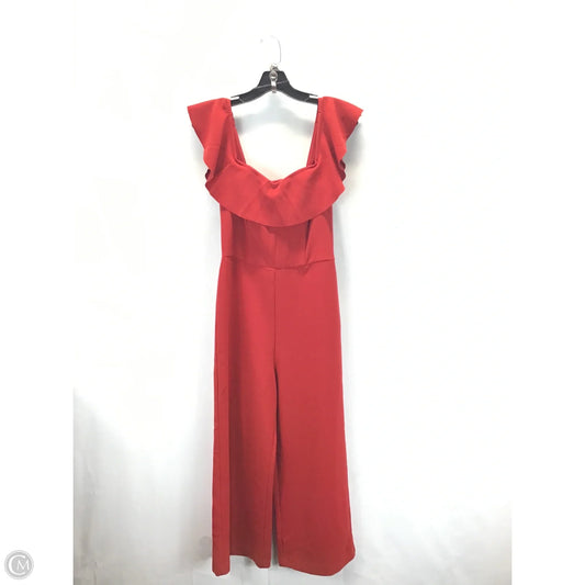 Jumpsuit By H&m In Red, Size: 8