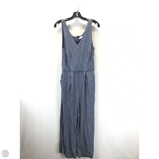Jumpsuit By Rachel Zoe In Blue & Cream, Size: 6