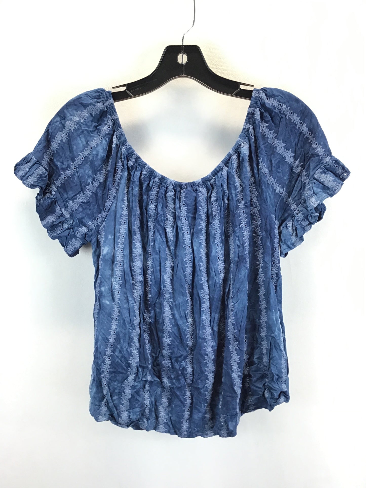 Blue Top Short Sleeve Knox Rose, Size M