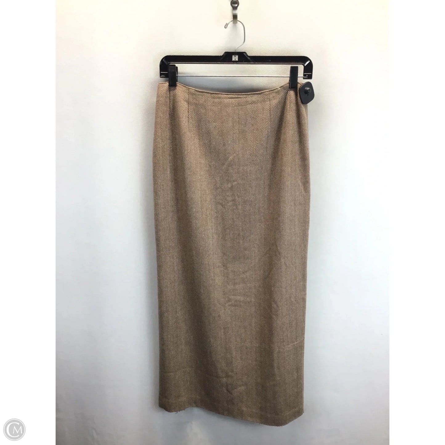 Skirt Midi By Apart In Cream & Tan, Size: 8