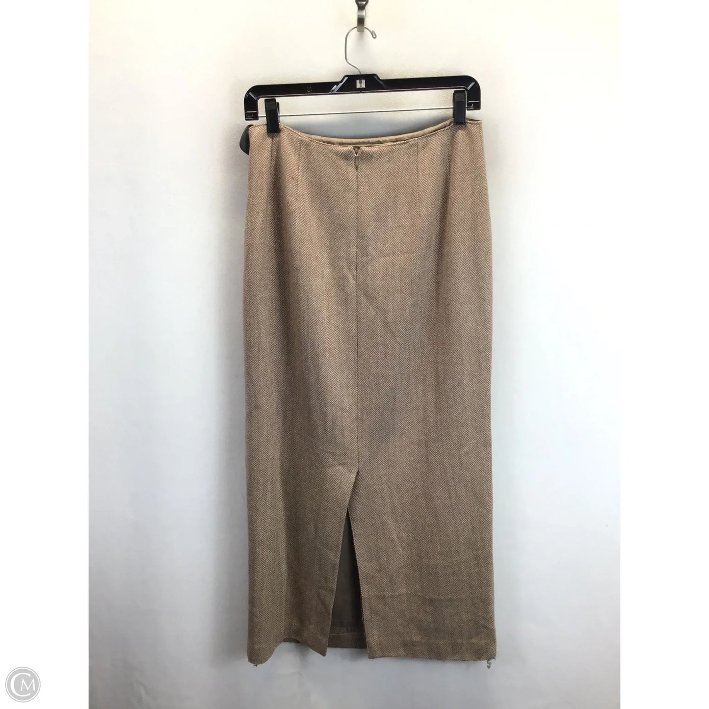 Skirt Midi By Apart In Cream & Tan, Size: 8