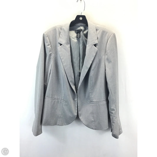 Blazer By Lane Bryant In Grey, Size: 22