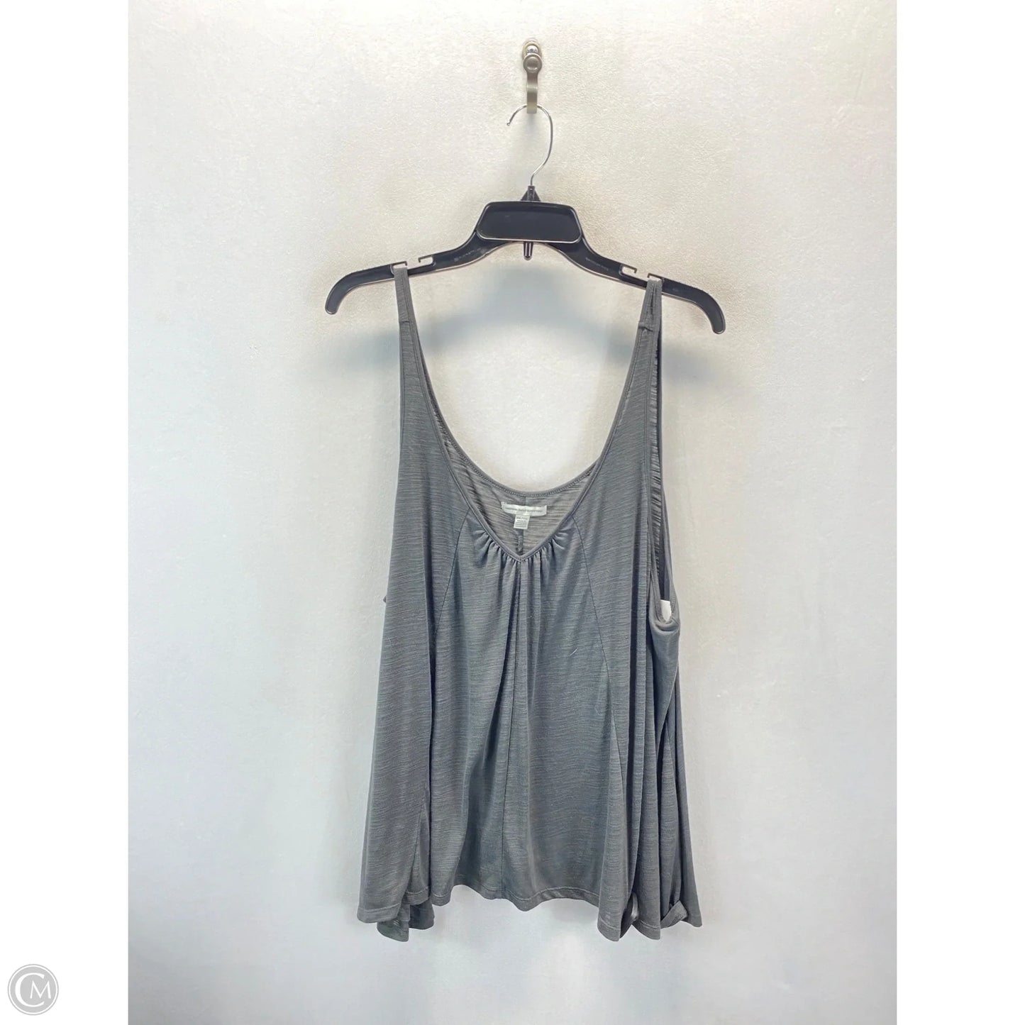 Top Sleeveless By American Eagle In Grey, Size: Xxl