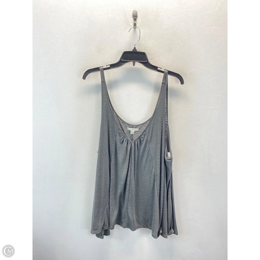 Top Sleeveless By American Eagle In Grey, Size: Xxl