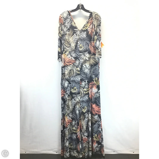 Jumpsuit By Clothes Mentor In Floral Print, Size: M
