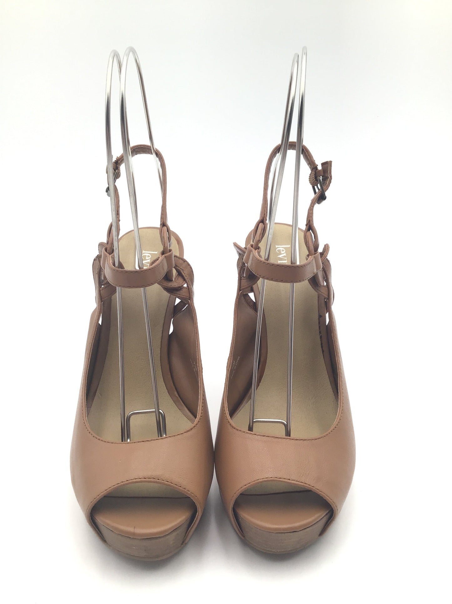 Tan Shoes Heels Stiletto Cmc, Size 7.5