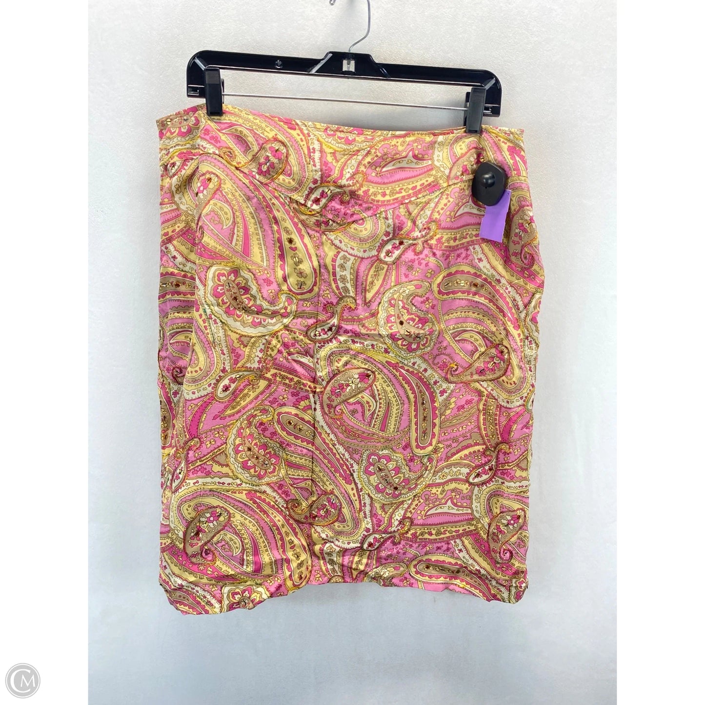 Skirt Midi By Worthington In Paisley Print, Size: 16