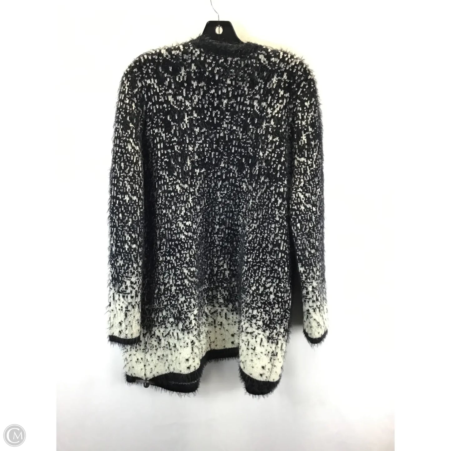 Cardigan By Style And Company In Black & White, Size: L