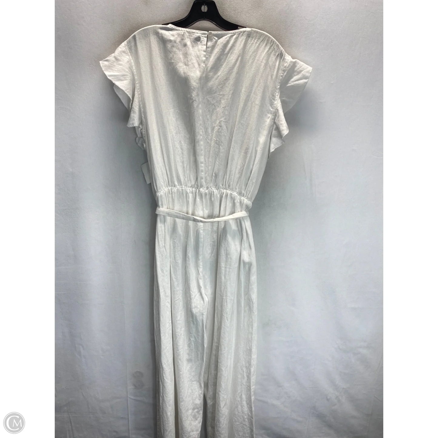 Jumpsuit By Boohoo Boutique In White, Size: 16