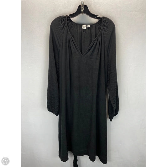Dress Casual Midi By Gap In Black, Size: Xxl