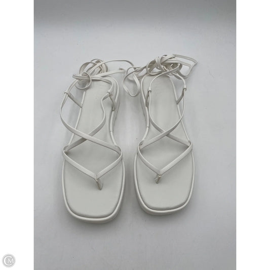 Sandals Heels Platform By Inc In White, Size: 9.5
