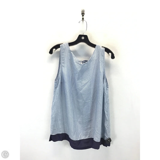 Top Sleeveless By Dalia Collection In Blue, Size: L