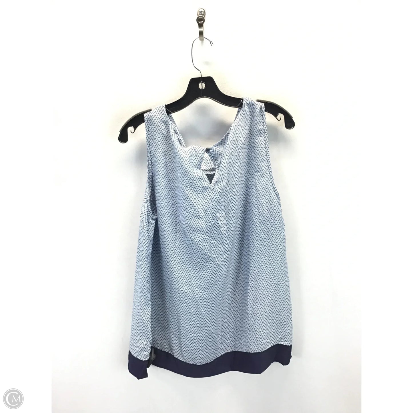 Top Sleeveless By Dalia Collection In Blue, Size: L