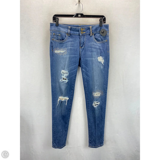 Jeans Boyfriend By New York And Co In Blue Denim, Size: 4