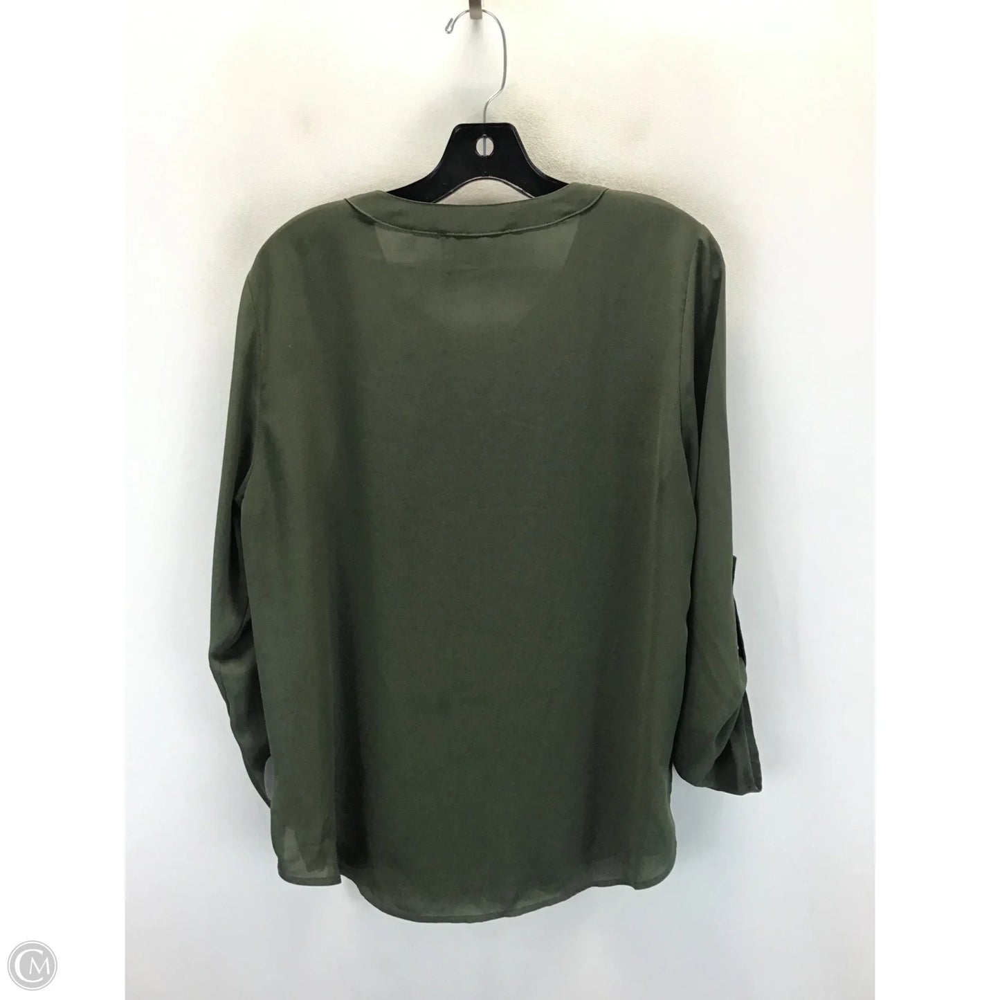 Top 3/4 Sleeve Designer By Michael Kors In Green, Size: L