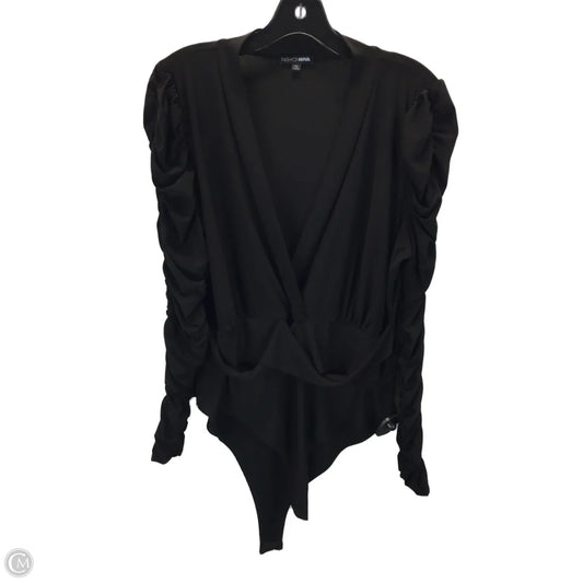 Bodysuit By Fashion Nova In Black, Size: 1x