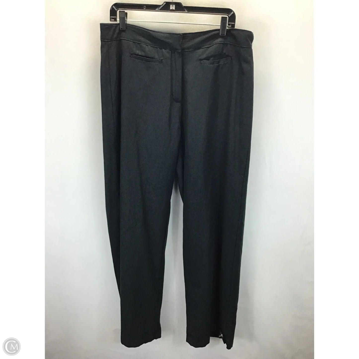 Pants Linen By Chadwicks In Navy, Size: 14