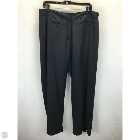 Pants Linen By Chadwicks In Navy, Size: 14