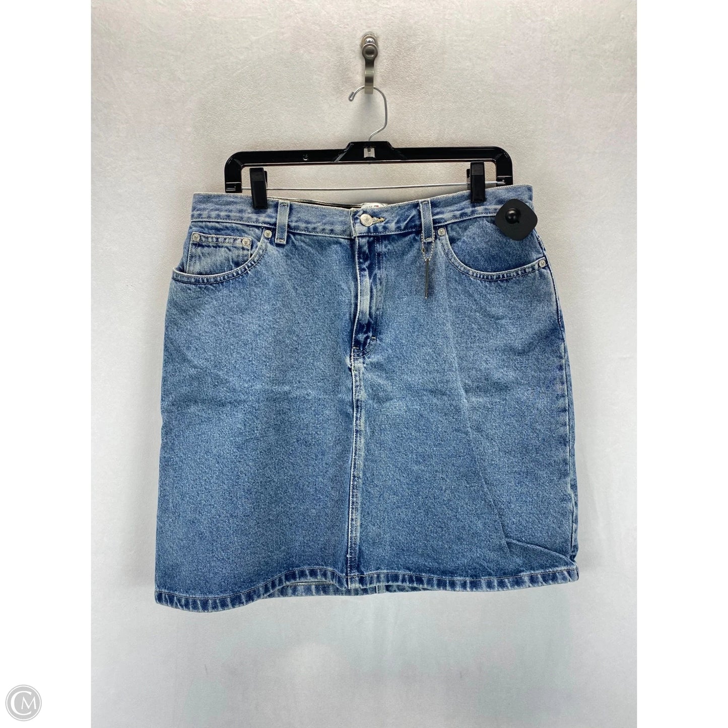 Skirt Midi By Tommy Hilfiger In Blue Denim, Size: 14