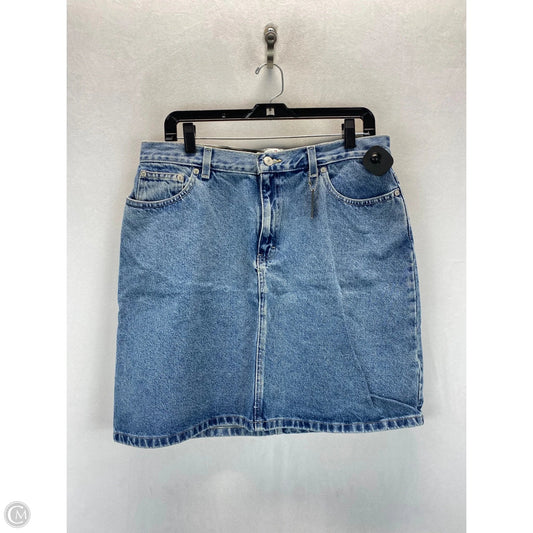 Skirt Midi By Tommy Hilfiger In Blue Denim, Size: 14