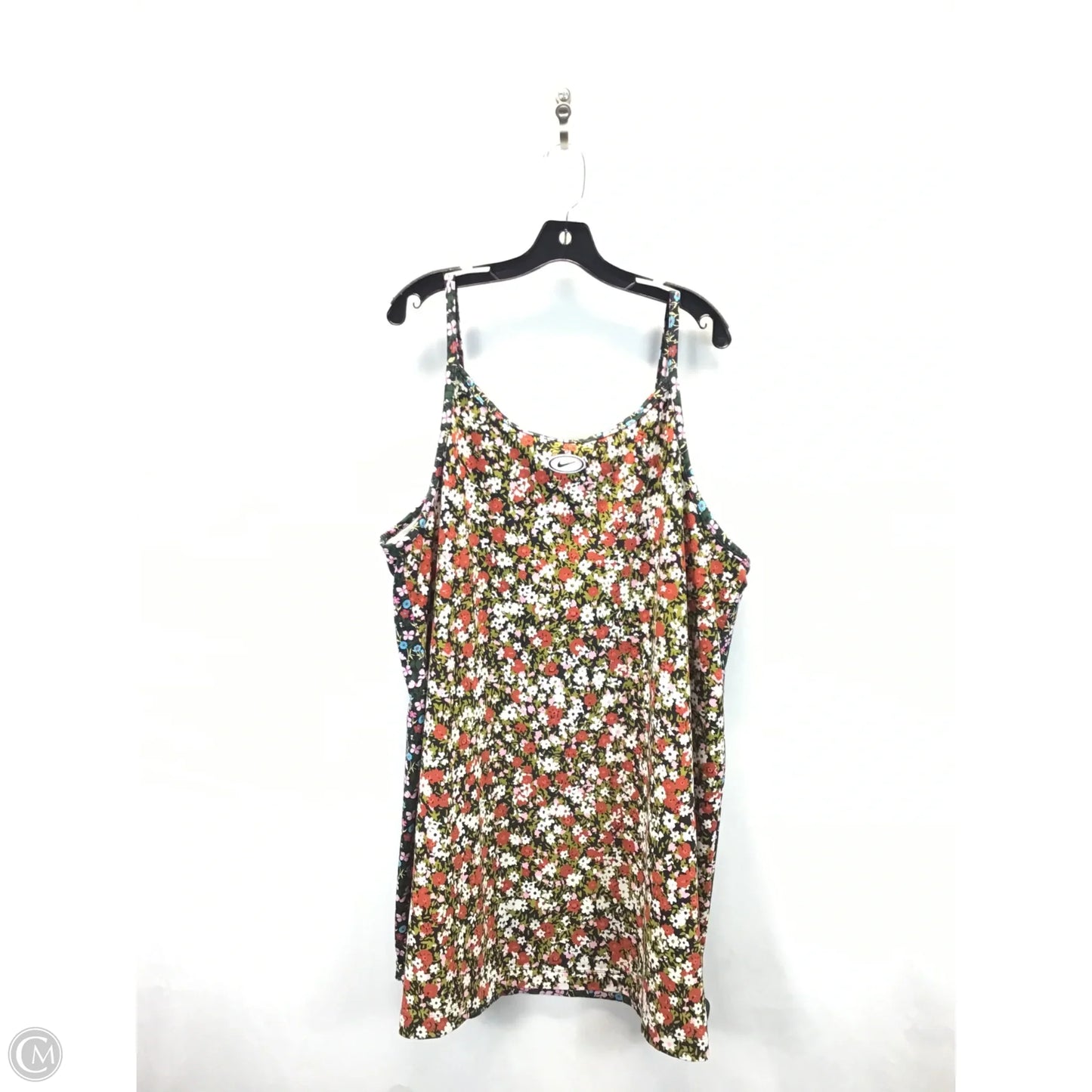 Dress Casual Midi By Nike Apparel In Floral Print, Size: 2x