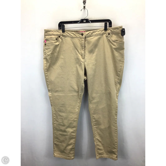 Jeans Boyfriend By Woman Within In Tan, Size: 22