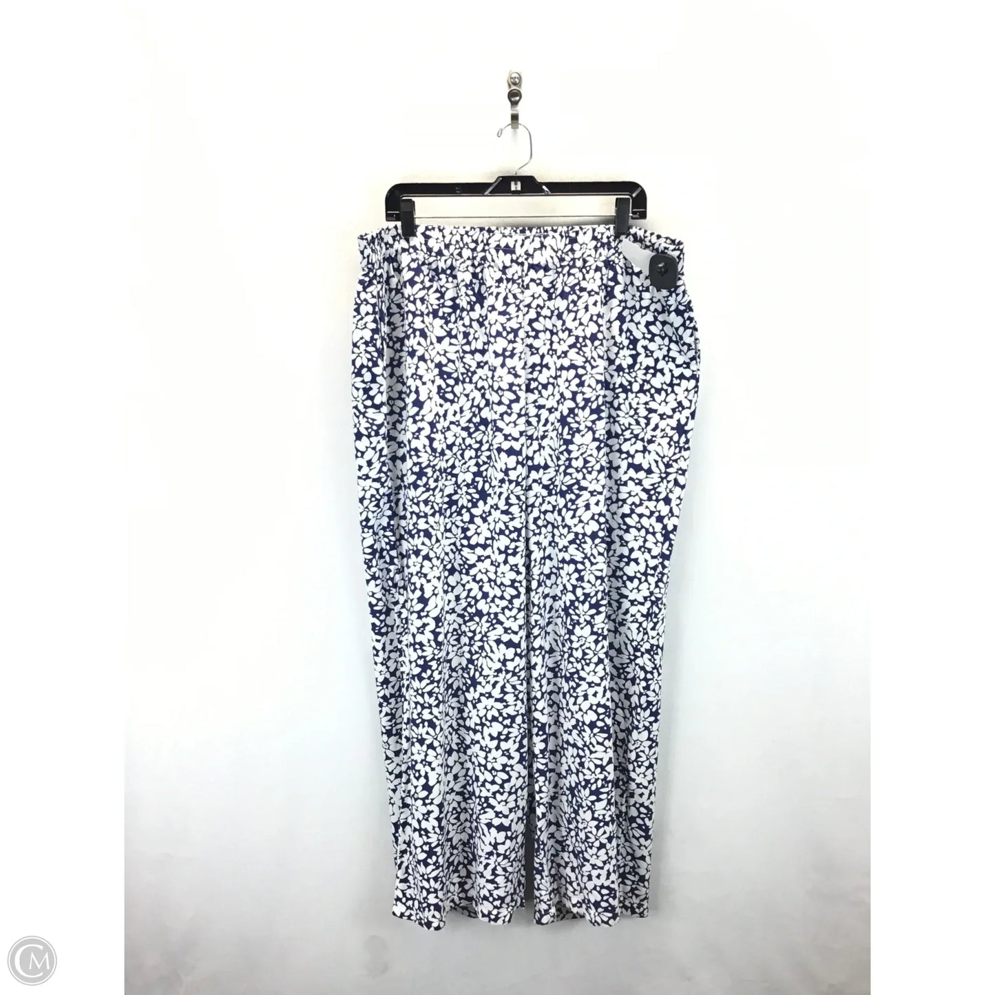 Pants Other By Woman Within In Blue & White, Size: 22