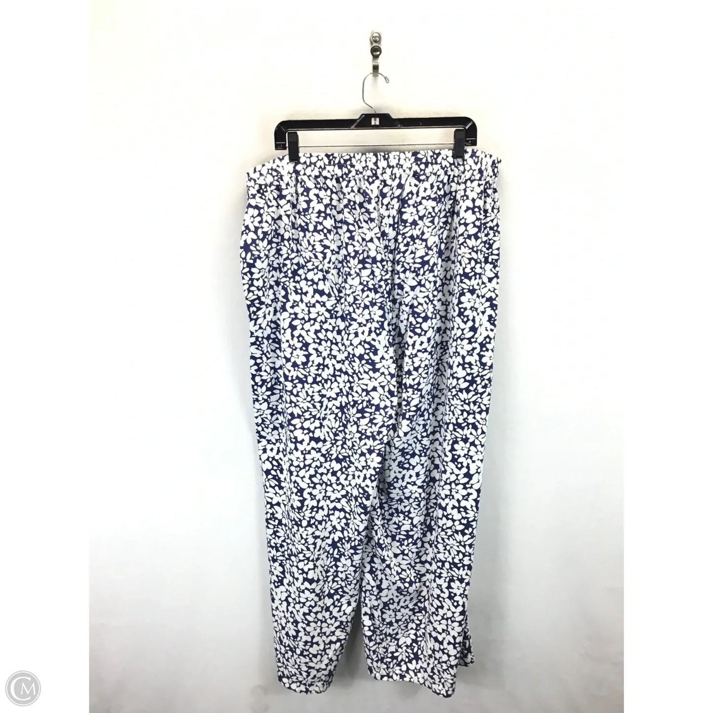 Pants Other By Woman Within In Blue & White, Size: 22