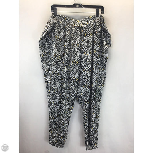 Pants Lounge By New Look In Black & White, Size: 3x