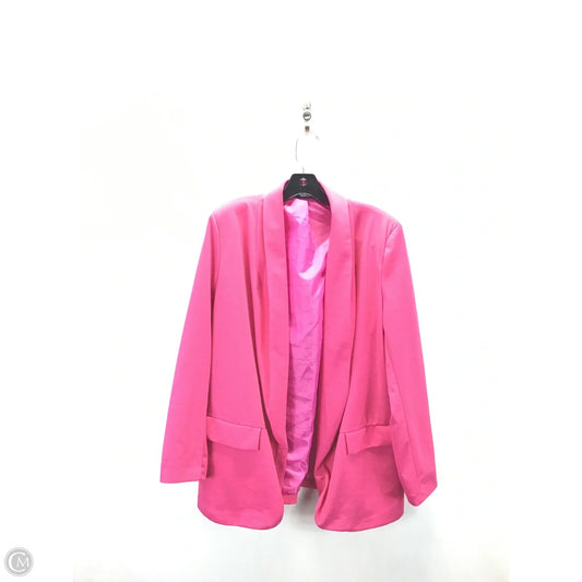 Blazer By Boohoo Boutique In Pink, Size: 12