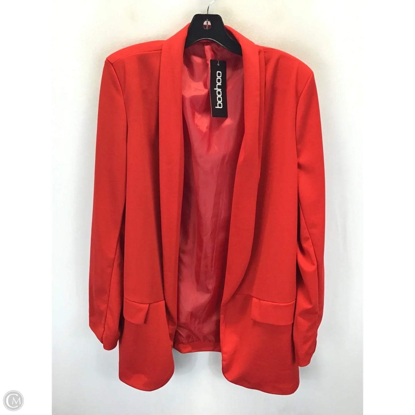 Blazer By Boohoo Boutique In Red, Size: 12