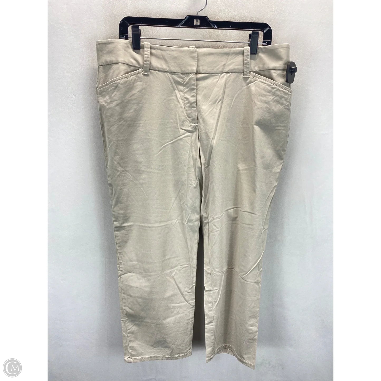 Pants Cropped By Ann Taylor In Beige, Size: 12